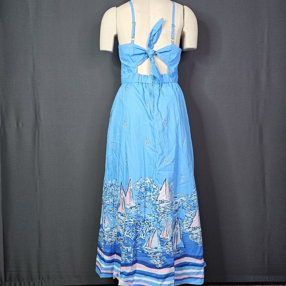 Lilly Pulitzer Charlese Halter Midi Dress - Picture 6 of 10